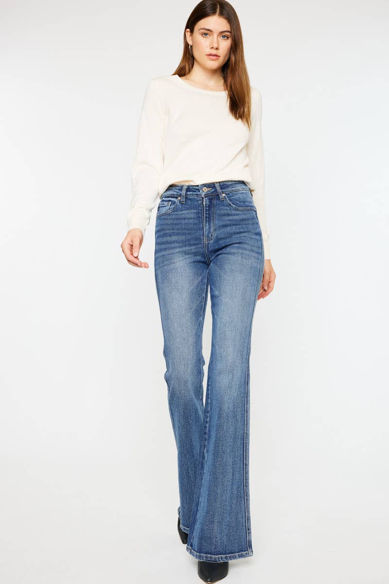 Charli High Rise Flare Denim