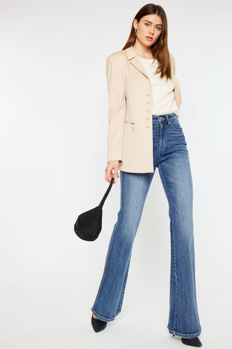 Charli High Rise Flare Denim