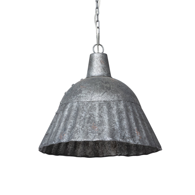 Galvanized Pendant Light