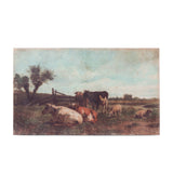 Cows in Pasture Print on Canvas