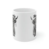Ceramic Howdy Heifer Mug 11oz