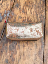 Photo of top of Metallic gold leather sunglass case